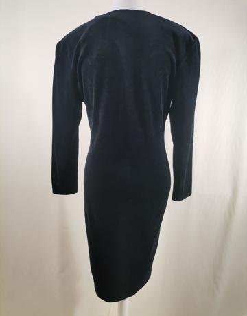 ST MICHAEL’S Black Velvet Dress – L-XL