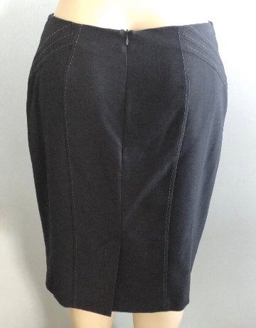 Marks and Spencor Viscose Blend CHARCOAL Skirt – Size UK 12