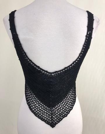 FOREVER 21 Black Crochet Vest – Size S-M