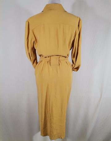 ME & B Mustard Long Sleeve Shirt Dress/Coat – Size XL/38/14
