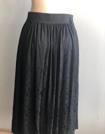 Vintage Hammer BLACK Skirt – Size 34 (Eur 40)