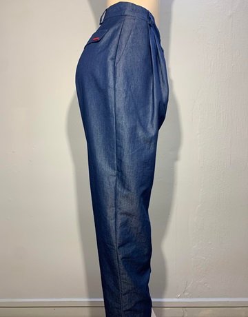 Desray Navy Blue Pure Cotton Pants- Size 32/S