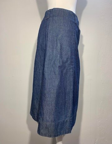 Levis Navy Blue Pure Cotton Skirt- Size M