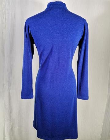 AFRICAN QUEEN Royal Blue Knit Dress – Size 12/L/36