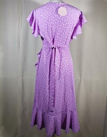 MILAN MAPLE Polka Wrap Dress – Size 10/M/34