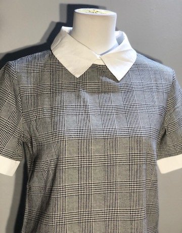 GREY & WHITE Shirt – Size 36