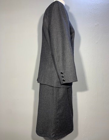 Vintage Jean Paul Grey Jacket And Skirt Suit – Size US6