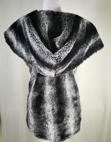 STRUT Faux Fur Sleeveless Jacket – Size L/36/12