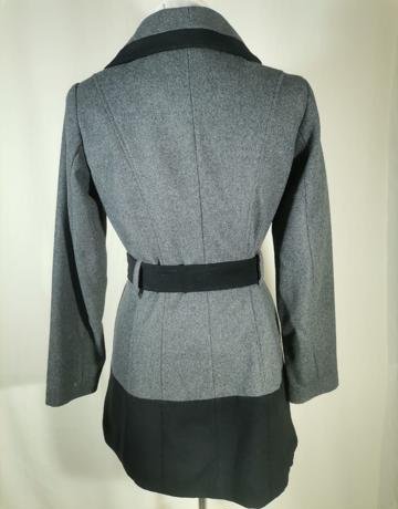 QUEENSPARK Grey & Black Coat – Size S/32/8