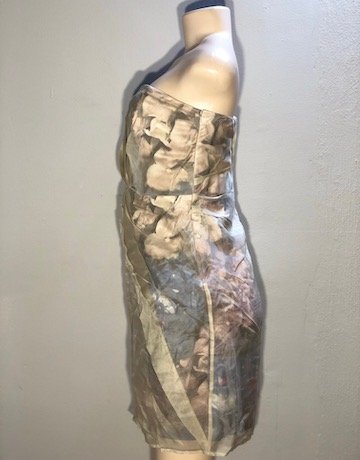 Karen Millen MULTI-COLOUR Boob-tube Dress – Size EU38 ( UK10)