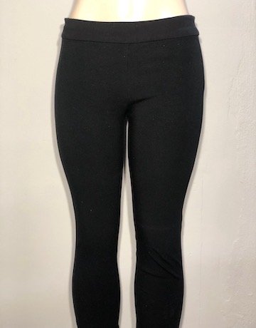 Diane von Furstenberg BLACK Stretchy Tights – Size 10