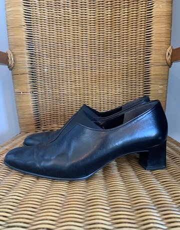 Gabor Black Leather Shoes- Size 6/39