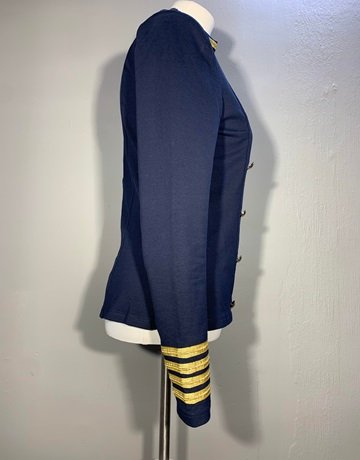 Inspiration Studio Navy Blue And Gold Jacket- Size L
