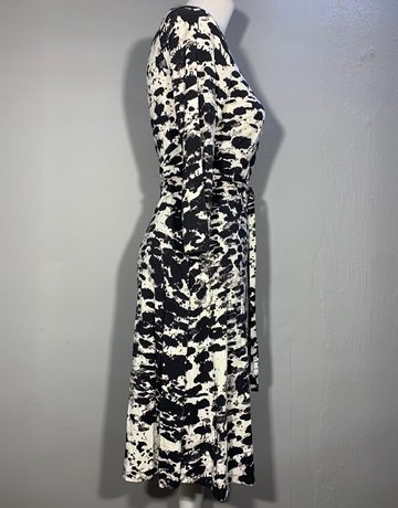 Metalicus Black And White Dress- Size S/M