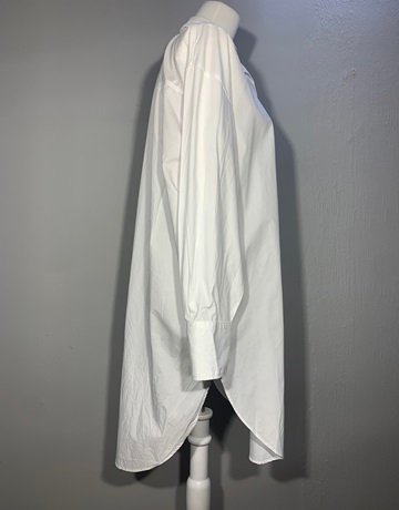 Zara White Pure Cotton Shirt Dress – Oversized S (but would fit an L too)