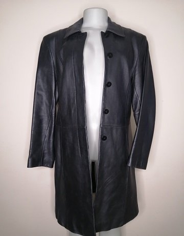 Per Una Leather Coat – Size UK16