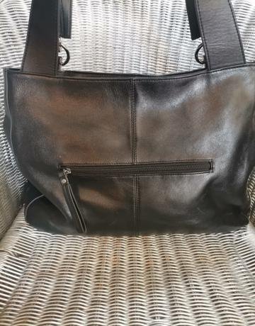 JEKYLL & HIDE Black Leather Laptop Handbag