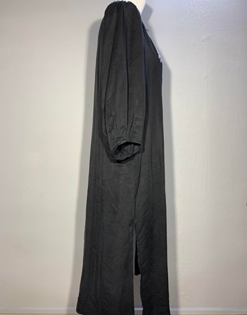ME&B Black Pure Cotton Long Dress- Size 38