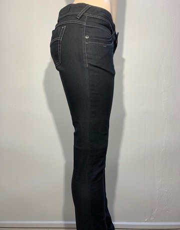 Platin Line Black Cotton Jeans- Size M