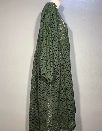 Michelle Ludek Green Anglaise Dress- Size XL