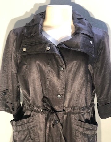 Vertigo BLACK Cotton Blend Jacket – Size Large