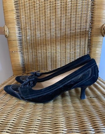 TOD’S Black Kitten Heels- Size 40/7