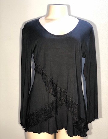 BLACK Jersey Knit Top – Size 34