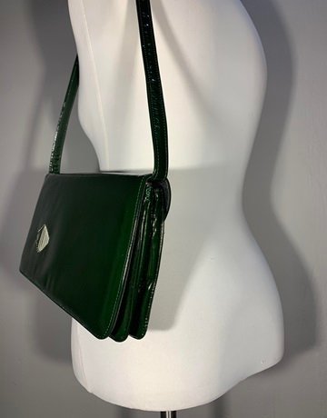 Vintage Green Shoulder Bag (No Brand Name)- Small Size