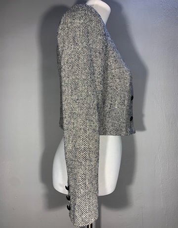 Jo Borkett Grey Jacket- Size 6/XS