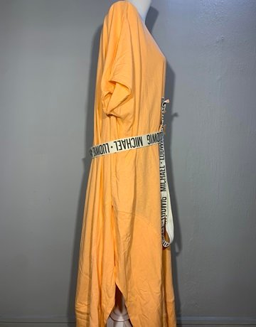 Michael Ludwig Orange Dress- Size XXXL