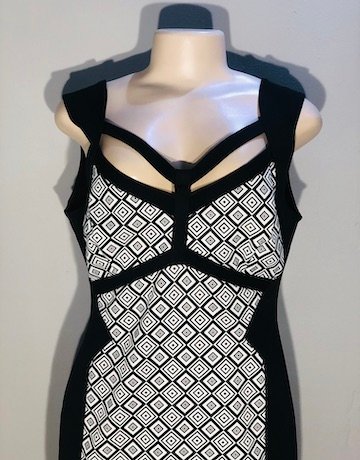 Star by Julien MacDonald BLACK Dress – Size UK16 (Eur 44/US 12)