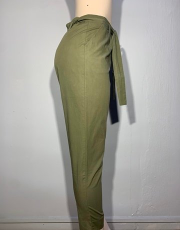 Poetry Pure Cotton Green Pants- Size 8