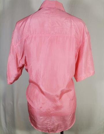 ABSOLUTELY Pink Silk Blouse – Size S/32/8