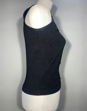 NOW Black Cotton Top- Size L