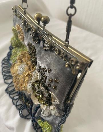 VINTAGE Beaded Clutch