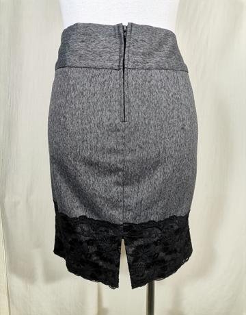 STOOSHY Grey Pencil Skirt – Size L/12/36