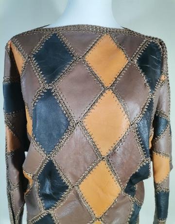 Handmade Leather Top – S-M