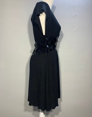 SLATE Black Sequin Dress- Size 34