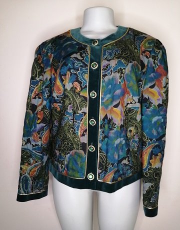 Vintage Fink Modell Quilted Jacket - Size UK14
