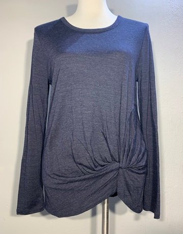 Country Road Navy Blue Wool And Viscose Blend Top- Size M
