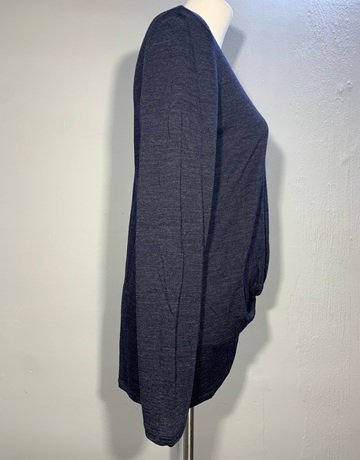 Country Road Navy Blue Wool And Viscose Blend Top- Size M
