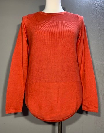 Trenery Orange Cotton Jersey- Size XXS/XS