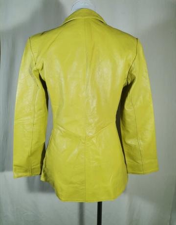 LORENZO Italian Leather Lime Jacket – M/34/10
