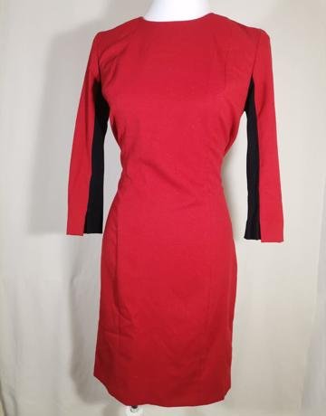 FRENCH CONNECTION Red & Black Dress - XL/38/14