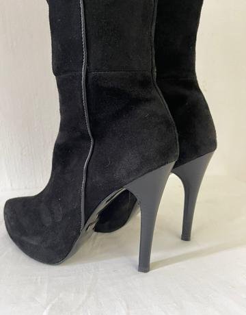 LUELLA Black Leather Boots – Size 6