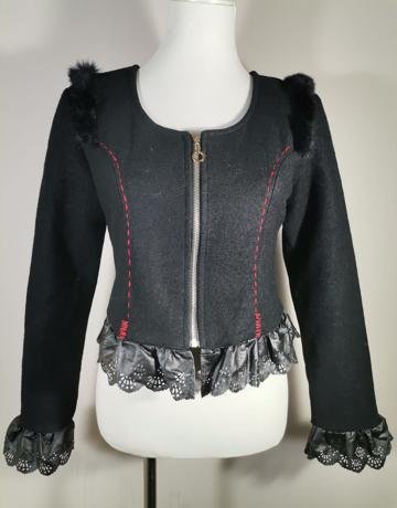 HYPNOSIS Black Wool Jacket - Size S-M