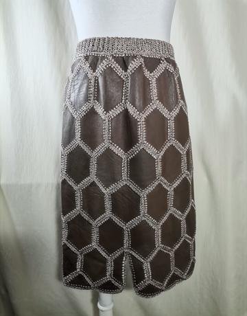NO NAME Handmade Leather Skirt – Size S/M