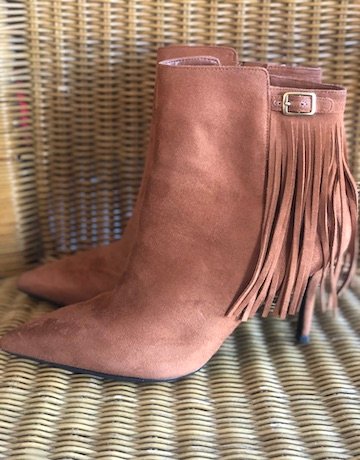 Charles and Keith CAMEL Suede Boot – Size UK 6