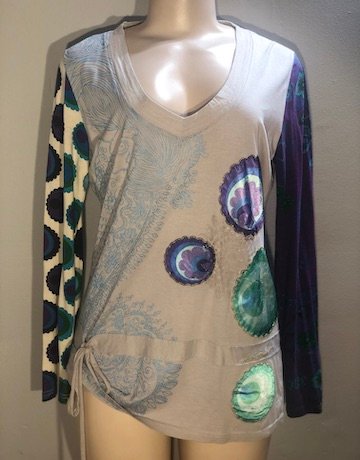 Desiqual GREY Top - Size XL (Small make will fit Large)
