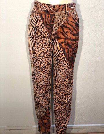 Escada Animal Print Pants - Size 10